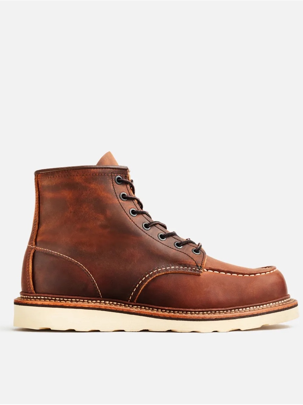 Red Wing Men's 1907 Classic Moc Toe 6 Inch Boot Copper Rough & Tough NEW IN BOX